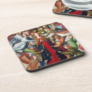 Mary, Königin des Himmels, C. 1485 - 1500 Getränkeuntersetzer