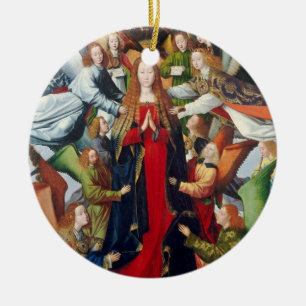 Mary, Königin des Himmels, C. 1485 - 1500 Keramik Ornament