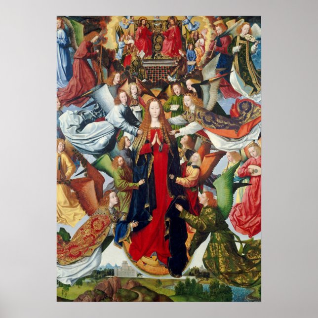 Mary, Königin des Himmels, c. 1485 - 1500 Poster (Vorne)