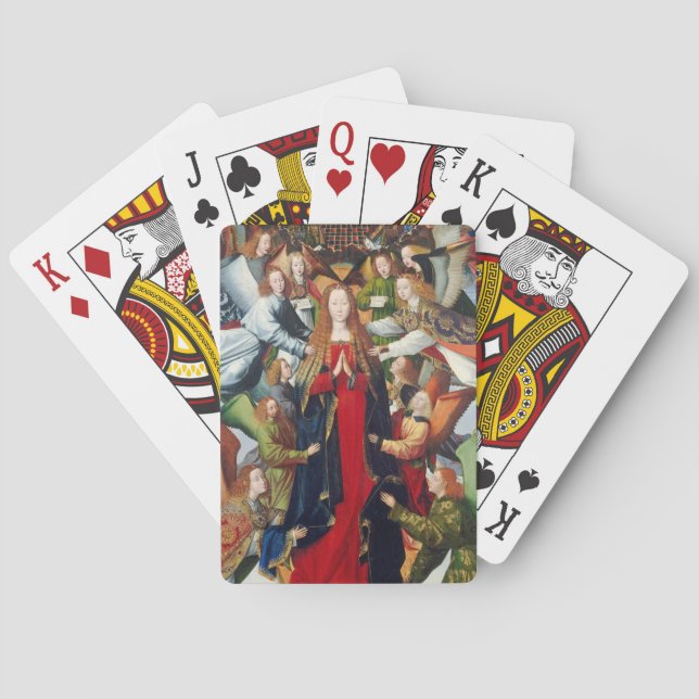 Mary, Königin des Himmels, c. 1485 - 1500 Spielkarten (Rückseite)
