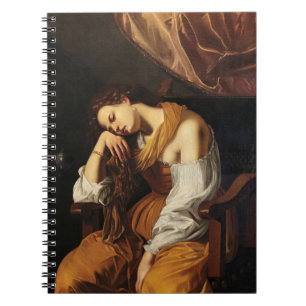 Mary Magdalene als Melancholy von Artemisia Gentil Notizblock