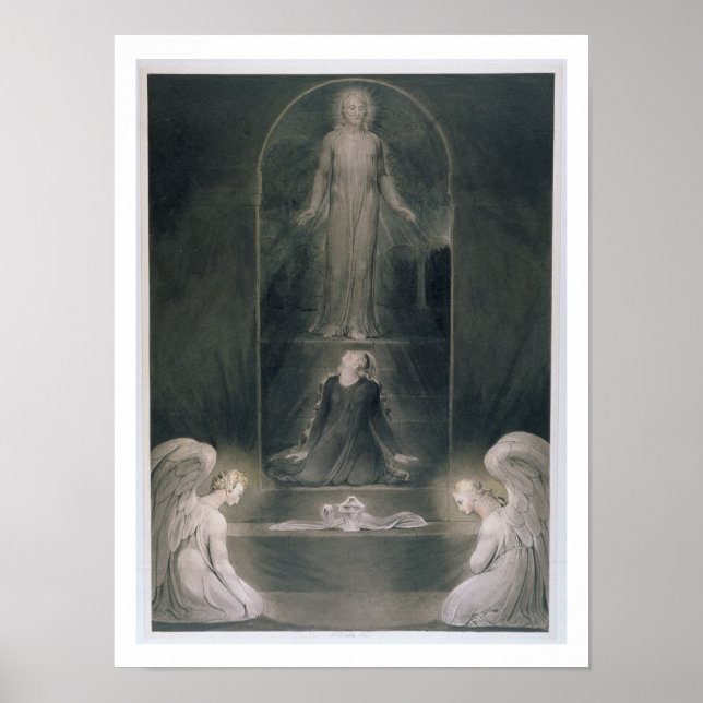 Mary Magdalene am Sepulcher, c.1805 (w/c und p Poster (Vorne)