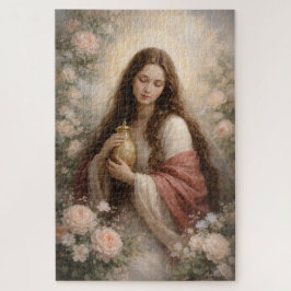 Mary Magdalene Classical Peaceful Timeless Pastel Puzzle