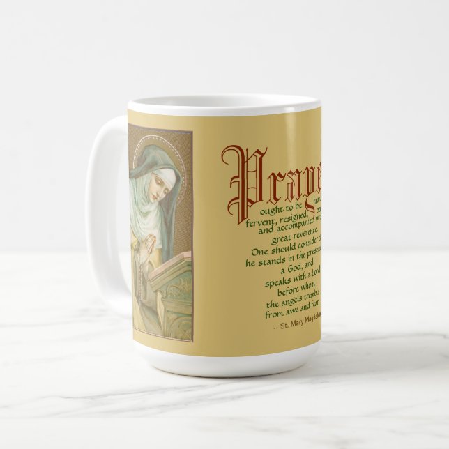 Mary Magdalene de Pazzi (JM 45) Kaffeetasse (Vorderseite Links)