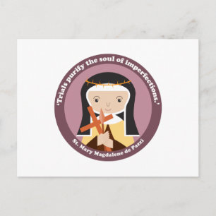 Mary Magdalene de Pazzi Postkarte