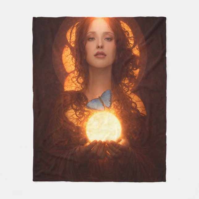 Mary Magdalene Flanelldecke Fleecedecke (Vorderseite)