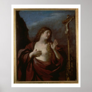 Mary Magdalene in Penitence (Öl auf Leinwand) 2 Poster