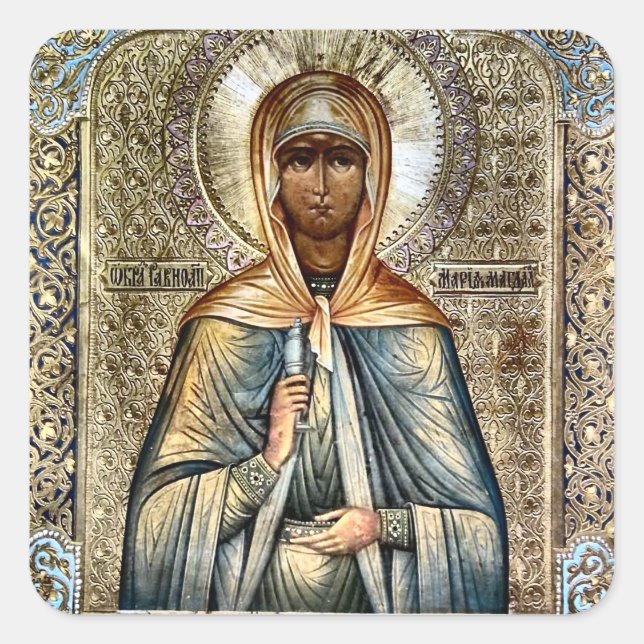 Mary Magdalene Orthodox Christian Sticker (Vorderseite)