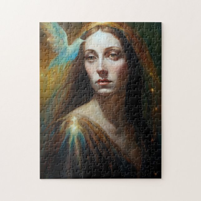 Mary Magdalene und ein Vogel wunderschön Puzzle (Vertikal)