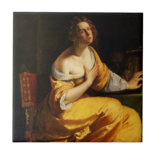 Mary Magdalene (von Artemisia Gentileschi) Fliese