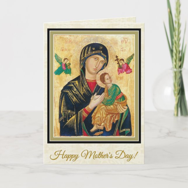 MARY MAPPY'S DAY JUNGFRAU MARY RELIGIOUS CARD KARTE (Vorderseite)