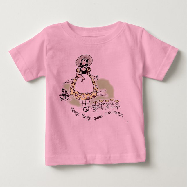Mary, Mary, ganz im Gegensatz Baby T-shirt (Vorderseite)