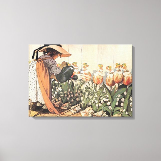 Mary, Mary, ganz im Gegensatz zu Kinderzimmer Rhym Leinwanddruck (Vorderseite)