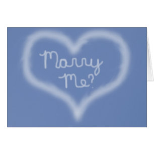 Mary Me Skywriting Card