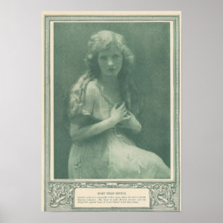 Mary Miles Minter Silent Star Print Poster