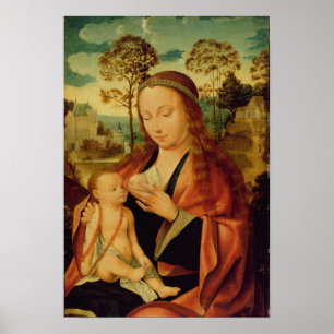 Mary mit dem Christ Child, Anfang des 16. Jahrhund Poster