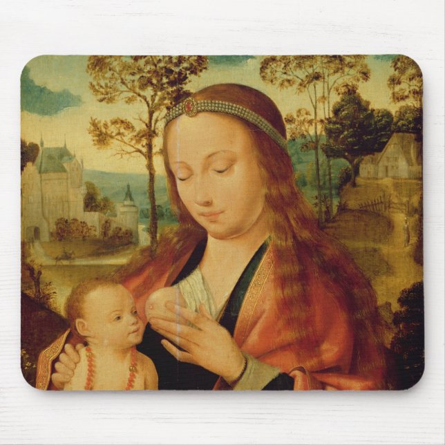 Mary mit dem Christus-Kind, Anfang des 16. Mousepad (Vorne)