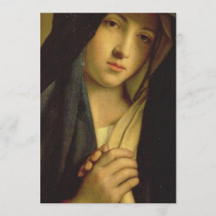 Mary Mother of Jesus - Die Madonna in Trauer Einladung