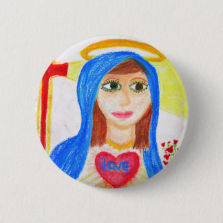 Mary, Mutter der Liebe Button