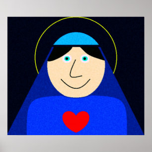 Mary-Mutter des Gottes Poster