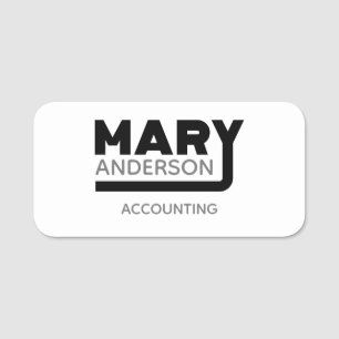 Mary Name Tag Namensschild