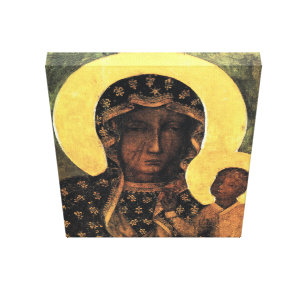 Mary of Czestochowa Polen Icon von unserer Lady Ju Leinwanddruck