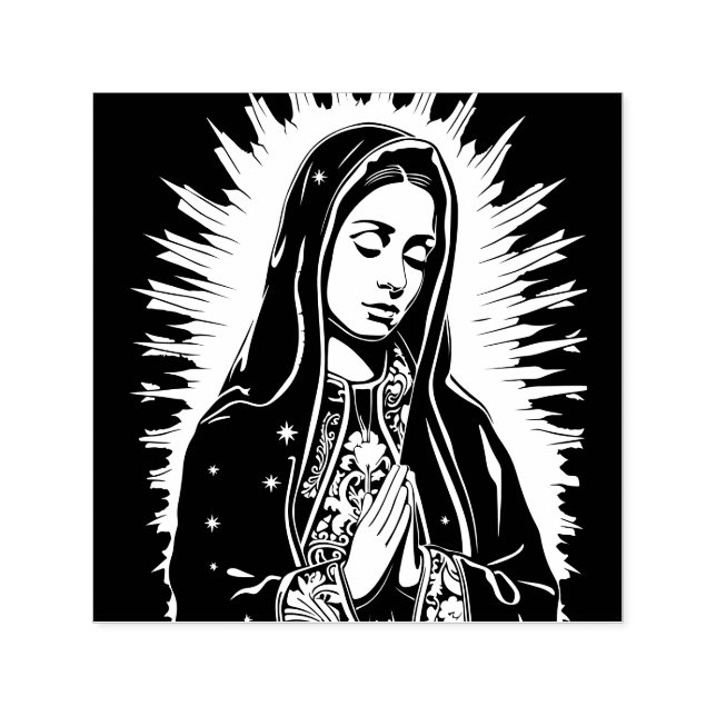 Mary of Guadalupe Permastempel (Design)