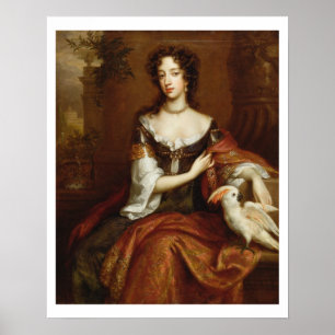 Mary of Modena (1658-1718), c.1685 (Öl auf Leinwan Poster