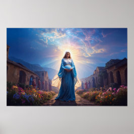 Mary of Nazareth Walking Alone Poster