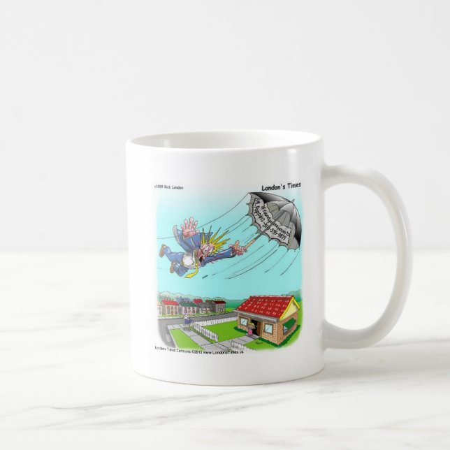 Mary Poppins Umbrella Funny Gifts T-Shirts etc Kaffeetasse (Rechts)