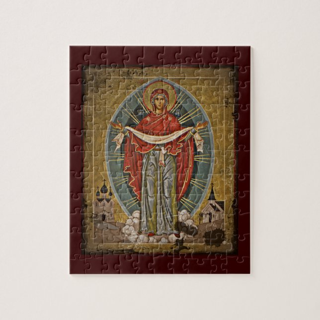 Mary Protector Theotokos Puzzle (Vertikal)