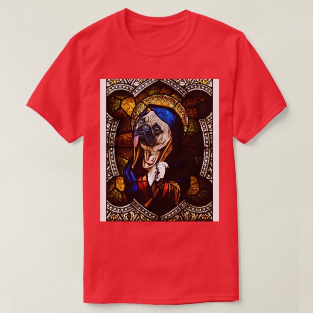 Mary Pug T-Shirt (Design vorne)