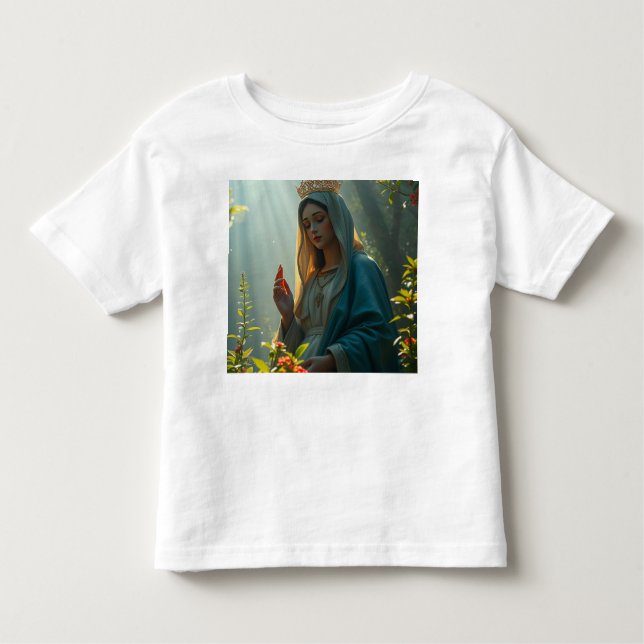 Mary Queen of Heaven Toddler Tee Shirt (Vorderseite)