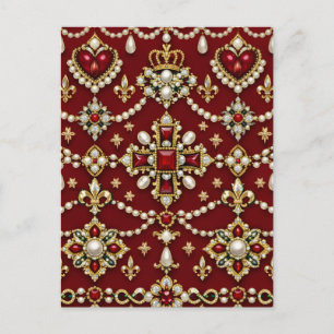 Mary Queen of Scots Inspirierter Design Magischer Postkarte