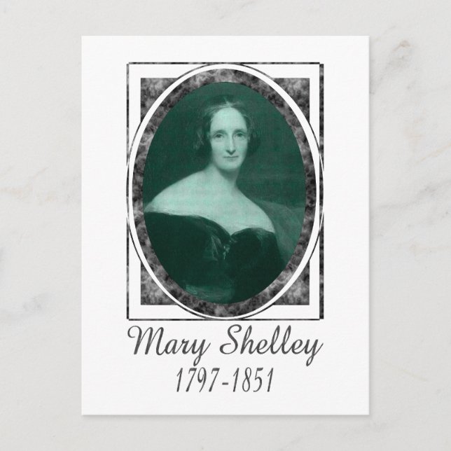 Mary Shelley Postkarte (Vorderseite)