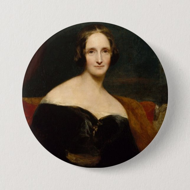 Mary Shelley-Taste Button (Vorderseite)