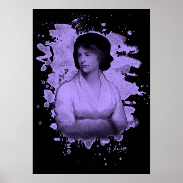 Mary Shelley (Wollstonecraft) Tribute Poster (Vorne)