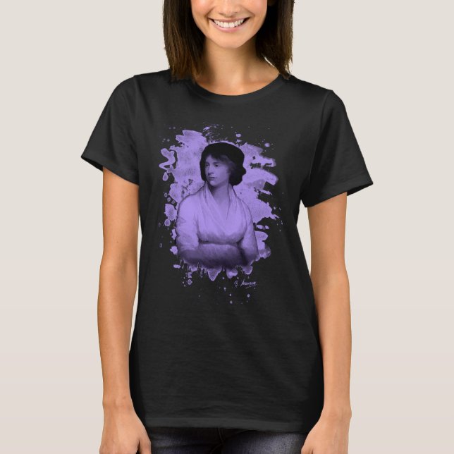 Mary Shelley (Wollstonecraft) Tribute T-Shirt (Vorderseite)