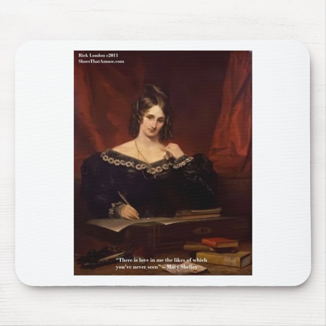 Mary Shelly "Liebe Niemals gesehen" Geschenke & Ka Mousepad (Vorne)