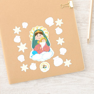 Mary Star des Meeres Aufkleber