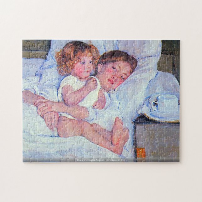 Mary Stevenson Cassatt - frühstücken Sie im Puzzle (Horizontal)