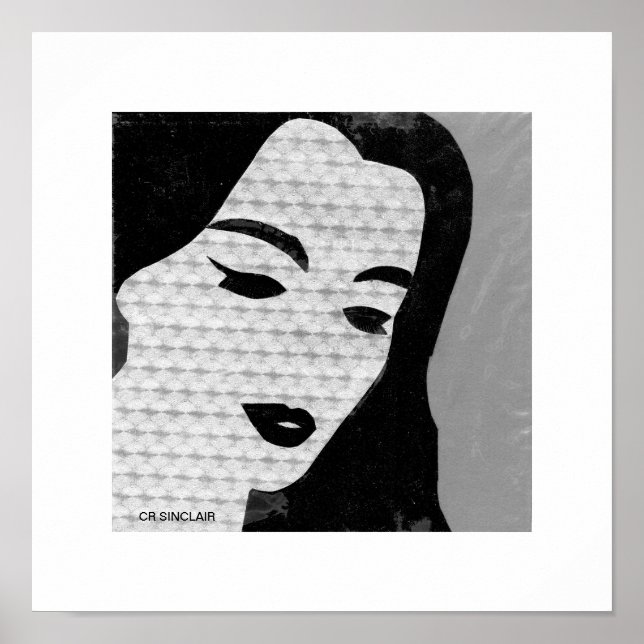 Mary the MODERN (grau) by CR SINCLAIR Poster (Vorne)