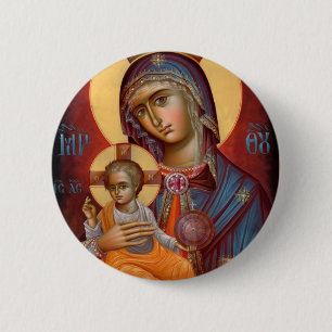 Mary - THEOTOKOS Button
