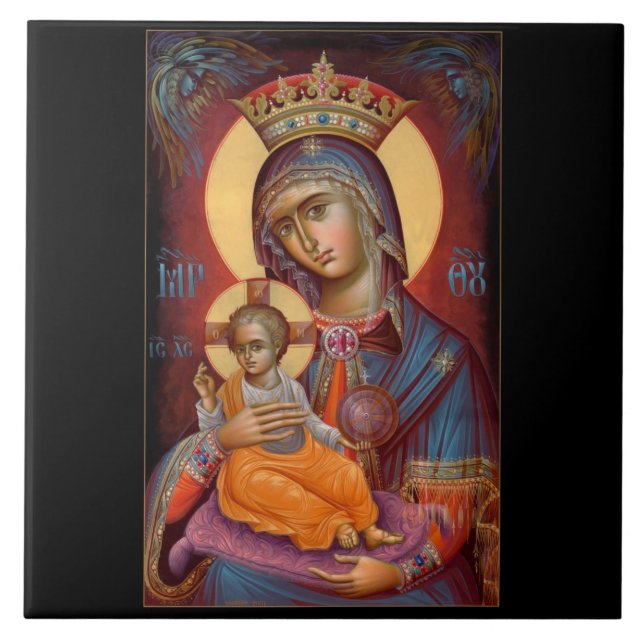 Mary - THEOTOKOS Fliese (Vorderseite)