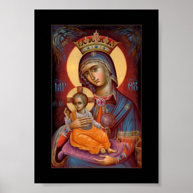 Mary - Theotokos Poster (Vorne)