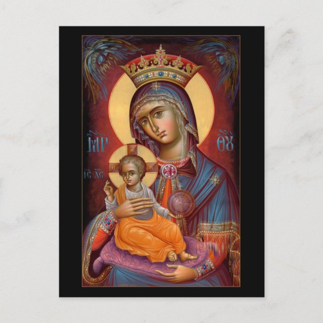 Mary - THEOTOKOS Postkarte (Vorderseite)