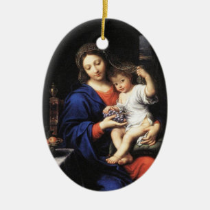Mary-u. Baby-Jesus-Verzierung Keramik Ornament
