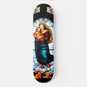 Mary u. Jesus Skateboard
