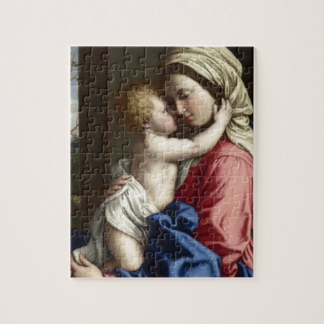Mary-und Baby Jesus-Kunst Puzzle (Vertikal)