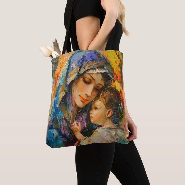 Mary und Jesus Expressionismus (Von Nahem)